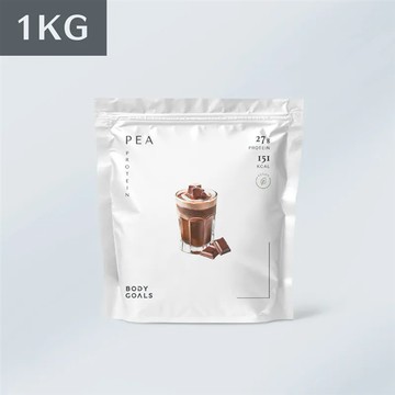 (預購) bodygoals 柏立奧 全素多效豌豆蛋白飲 PRO 1KG 大包裝| 醇黑可可 1KG (BDG0401)