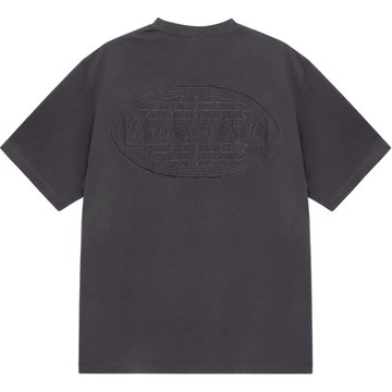 【PARAGRAPH】25FW NO.011 DESTROYED PATCH LOGO TEE 短T (碳灰色)