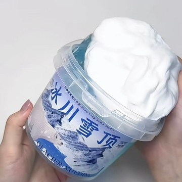 臺灣現/🎀史萊姆 起泡膠 抱抱奶冰川雪頂 厚實假水高顏值不粘手抱抱奶妙瞳的史萊姆桶裝