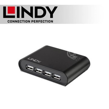 LINDY 林帝 USB2.0 Gigabit 4 PORT 網路共享設備器 (42633)