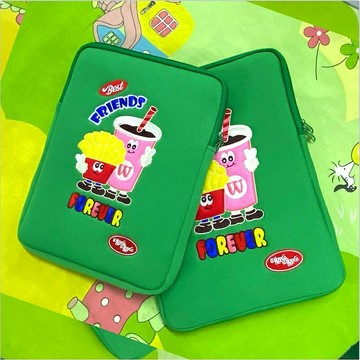 韓式ins 電腦包 筆電包 可愛 刺繡1 0/11/13/14/15/15.6寸  包 iPad 包