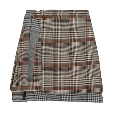 Vivienne Westwood - Multicolour Tartan Virgin Wool Blend Skirt