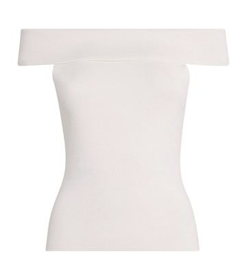 Maje Knitted Off-The-Shoulder Top