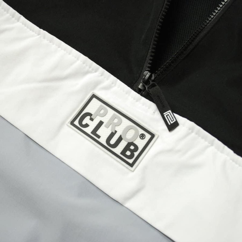 プロクラブ PRO CLUB NYLON ANORAK PULLOVER JACKET BLACK / ブラック