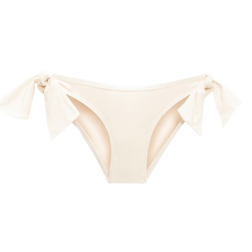LeRêve Paris－AIRise 綁結鏤空美臀泳褲－珍珠白