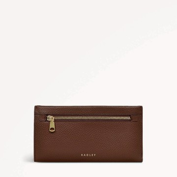Radley London Womens Leather Sunny Dene - Protect Large Bifold Matinee - Brown Large