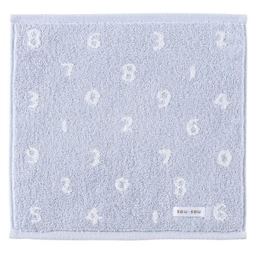日本丸真 SOU SOU 經典數字SEK抗菌防臭小方巾 薰衣草紫 W25xL25 _廠商直送