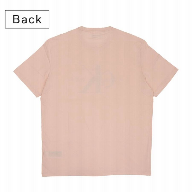 売れ筋商品|||カルバンクライン Tシャツ レディース トップス CLASSIC LOGO TEE - Print T-shirt - powder orange Calvin Klein tシャツ Klein/カルバンクライン SS RLXD STANDARD