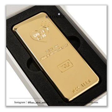 【HAO NICE】100%正品 HUMAN MADE 潮流精品 金光閃耀金條造型紙鎮 文具