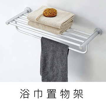 ESH20 304不銹鋼 鏡面浴巾架 雙安裝