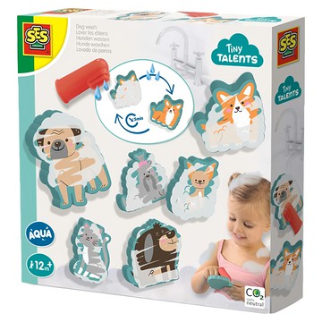 荷蘭SES 幫狗狗洗澡水畫玩具  多色  1盒