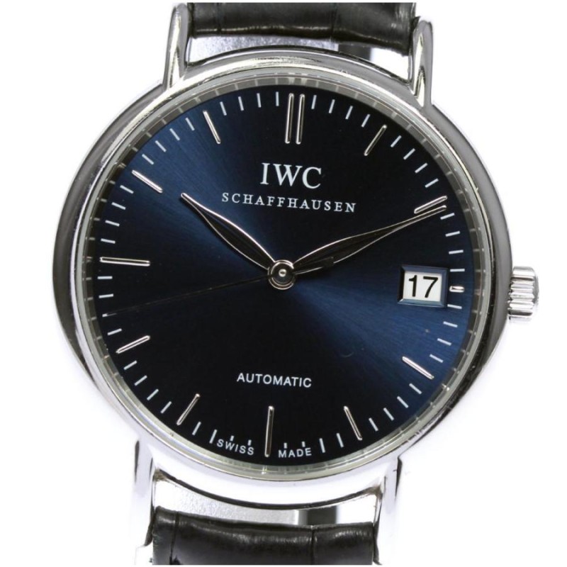 IWC】ポートフィノ デイト IW356405 自動巻き ボーイズ | LINEショッピング