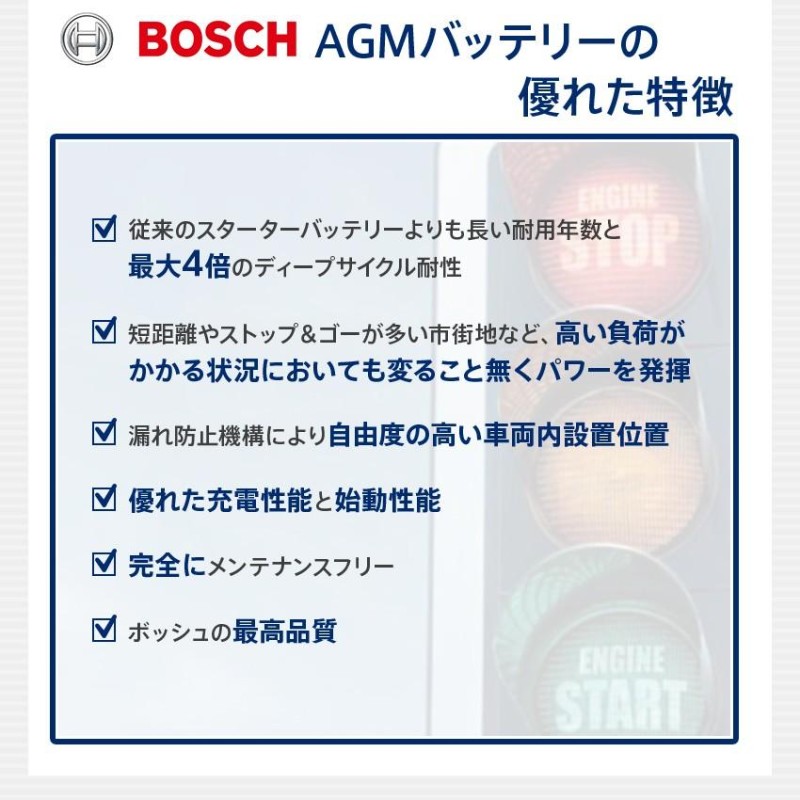 Battery Shop L5 AGM S5A13 Bosch Made in Germany