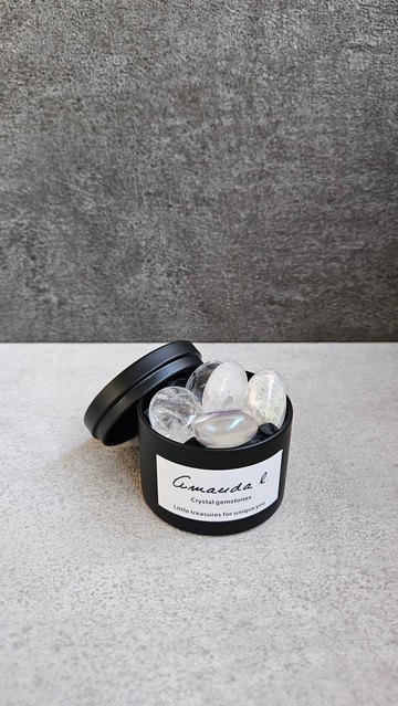 (滾石專賣店)(深層淨化)(天然石水晶)(淨化水晶)A級高品白水晶滾