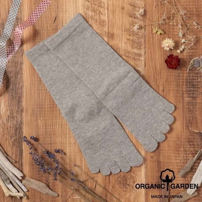 オーガニックガーデン 靴下 ソックス 5本指 五本指ソックス レディース シンプル おしゃれ かわいい 22 5 24 5 薄手 日本製 スニーカー クルー丈 モクグレー 5 通販 Lineポイント最大get Lineショッピング