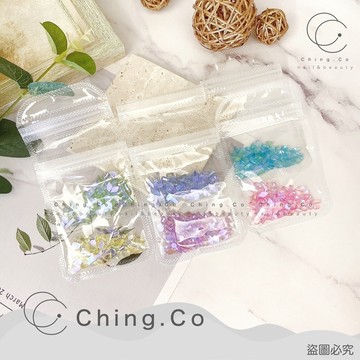 [Ching co store]飾品810 透明鑽 彩虹鑽 美甲飾品 彩色透明鑽