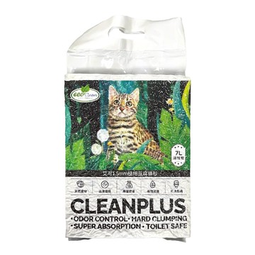 ECO Clean 艾可 1.5mm 極細豆腐貓砂 - 活性炭，7L，可沖馬桶，除臭  1包