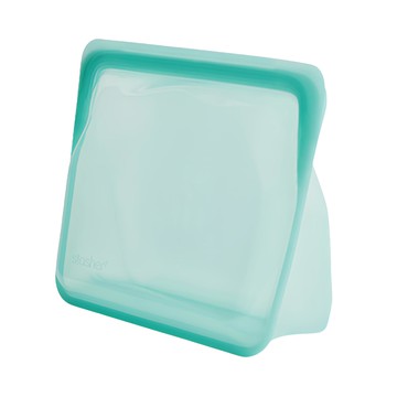 stasher 站站 矽膠密封袋 專利 Pinch locTM 封口設計 可重複使用 耐候性佳 安全無毒  24.13 x 20.95 x 12.06cm  1個