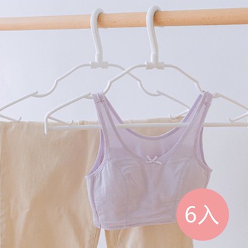 日本 小久保KOKUBO - 日本製止滑防風衣架(附掛夾)-6入