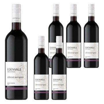 Edenvale 赤霞珠 養生紅葡萄飲  750ml  6瓶