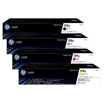 HP 【四色組合】119A W2090A+W2091A+W2092A+W2093A  原廠四色碳粉匣 適用 150a/150nw/178nw
