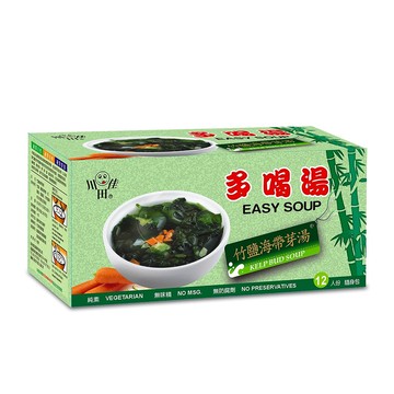 川田佳 竹鹽海帶芽湯(12包/盒)