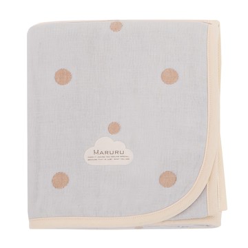 MARURU 日本製 五層紗被  S(50 x 70cm)  嬰兒藍