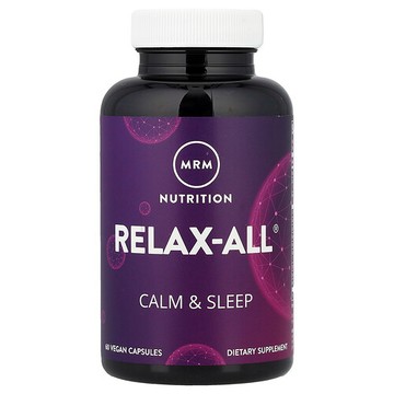 MRM Nutrition, Relax-All，舒緩和睡眠，60 粒全素膠囊