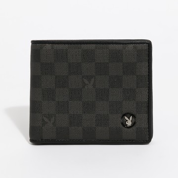 PLAYBOY 基本短夾 Honour系列 - 黑色(142-5112-09-2)