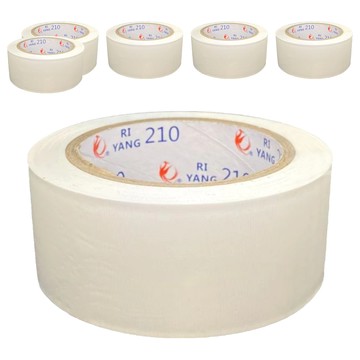 RI YANG PVC手撕膠帶  免刀布紋膠帶  寬度48mm  長度27M  6個