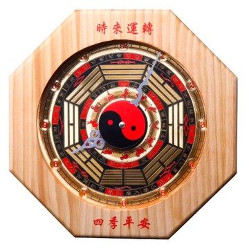 鐘表掛鐘客廳現代簡約大氣八卦羅盤鐘辦公室創意裝飾品擺設小禮品