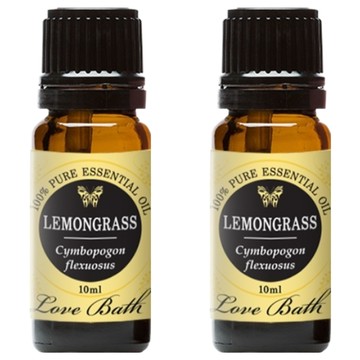Love Bath 檸檬草香氛精油 10ml 100% 純精油  2瓶