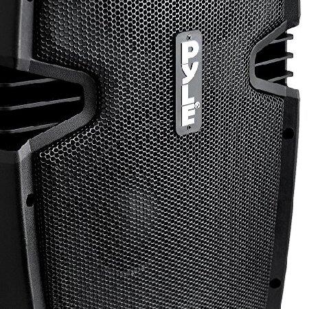 PYLE-PRO Powered Active PA Loudspeaker Bluetooth System 10 Inch Bass Subwoofer Monitor Speaker and Built-in USB for MP3, DJ Party Stereo Amp Sub for