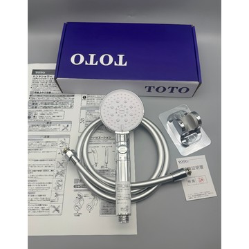 ✨全新日本進口🌈TOTO銀色增壓花灑超強大出水花灑淋浴噴頭浴室熱水器家用淋雨蓮蓬頭手噴手持花灑一鍵止水