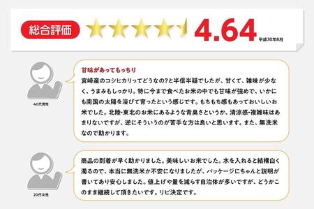 （令和5年産）宮崎県産無洗米「こしひかり」10kg 