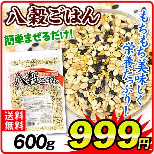 雑穀 八穀ごはん 600g×1袋 業務用 雑穀米 送料無料 あすつく ポスト投函