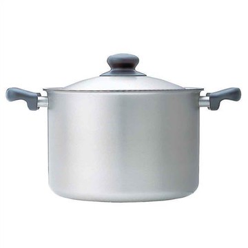 日本柳宗理  不鏽鋼雙耳高湯鍋22cm  附蓋