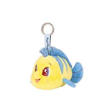 【野獸國】【迪士尼】皇家公主派對 絨毛娃娃吊飾 小美人魚 小比目魚