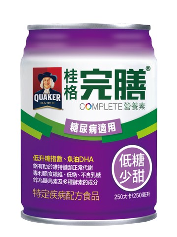 桂格完膳 糖尿病低糖配方250mlX1罐(商品效期2026/6/11)