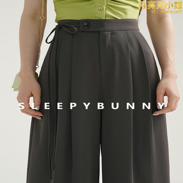 【新店熱銷】023夏季百搭闊腿褲寬鬆顯瘦垂感休閒長褲