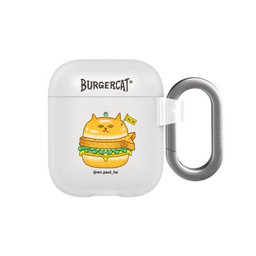 【插畫家聯名】保羅先生喵堡BurgerCat強悍防摔AirPods保護套