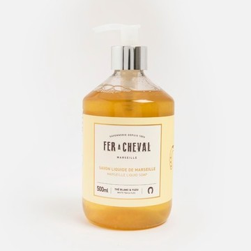 法拉夏南法莊園香氛馬賽皂液-白茶和柚子500mL