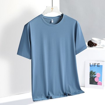 冰涼貼身觸感機能涼感衣 / 冰感升級  / 男女款  / 輕薄面料 / 散熱透氣孔 /  10色 / M-5XL / 大尺碼【QTJBY8005】