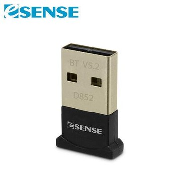 【領券折300 點數4%】        Esense逸盛 D852 藍牙迷你接收器 50米 V5.2 EDR原價 450 【現省 51】