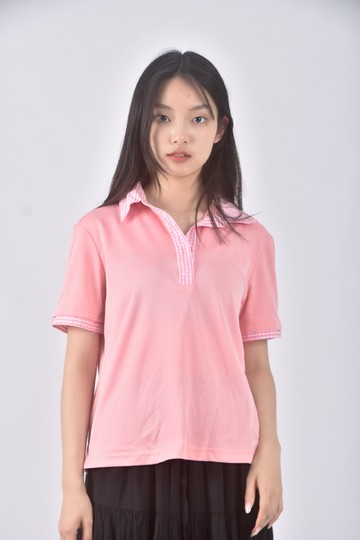 (L) ratops粉色短袖上衣