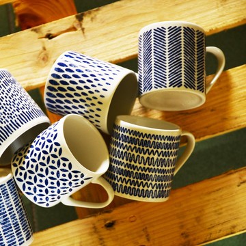 英國Churchill Queens日常藍白系列340ml馬克杯(多元發展)