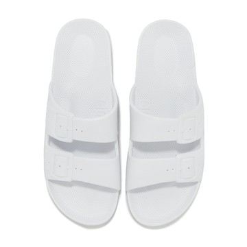 Freedom moses Freedom Moses 以色列 香香鞋 Two Band 香味 拖鞋 防水 全白 白色 男女鞋 FMWHI
