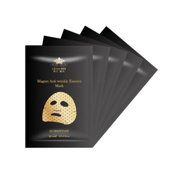 依洛嘉磁石撫紋精華面膜5入裝-黑