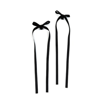 少女漫畫蝴蝶結髮夾組 / 3色 / Girl Manga Bow Hair Clip Set