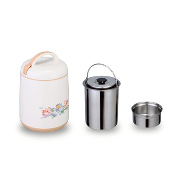 【GOLDEN FIRE 火牌】燜燒鍋 土黃色 3.0L-IH爐可用鍋(燜燒鍋 保溫 保冷 手提 不鏽鋼 台灣製造)